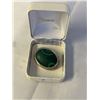 Image 1 : VINTAGE STERLING SILVER W/ MALACHITE STONE BROOCH/ PENDANT, HAND WRITTETN SIGNED SANTA DOMINGO PUEBL