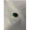 Image 3 : VINTAGE STERLING SILVER W/ MALACHITE STONE BROOCH/ PENDANT, HAND WRITTETN SIGNED SANTA DOMINGO PUEBL