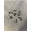 Image 2 : 8 SOLID STERLING SILVER CHARMS, IN GOOD CONDITION, TOTAL WEIGHT 20G