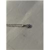 Image 3 : 925 STERLING SILVER W/ 9 DIAMONDS PENDANT W/ CHAIN SMALL NECKSIZE 11"