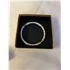 Image 4 : ANTIQUE GOLD CLOISONNE HINGED BANGLE, 2 3/4" DIAMETER