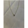 Image 2 : VINTAGE 1/20 14K GF CHAIN W/ GENUINE AMETHYST STONE PENDANT 18" LENGTH