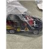 Image 2 : 3 VINTAGE TOY CARS. 1988 MATTEL HOT WHEELS WHITE RALLY CAR SHELL MICHELIN VALEO  AND 1999 MATCHBOX M