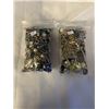 Image 1 : 2 BAGS OF MISC JEWELRY BEADS AND PARTS