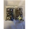 Image 3 : 2 BAGS OF MISC JEWELRY BEADS AND PARTS