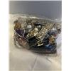 Image 1 : LARGE BAG OF MISC COSTUME JEWELRY, PARTS ETC