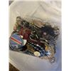 Image 2 : LARGE BAG OF MISC COSTUME JEWELRY, PARTS ETC