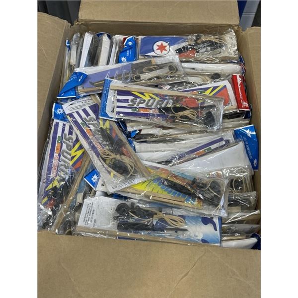 CASE OF NEW PAPER AIRPLANE TOYS
