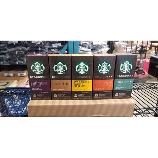 2 NEW 50 PACK STARBUCKS FOR NESPRESSO CAPSULE VARIETY PACKS