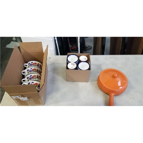 MADE IN JAPAN LIDDED DISHES AND GOBLETS