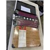 Image 1 : 2 COOKING GRIDDLE, THE ROCK AND NORDICWAVE, ONE IS REVERSIBLE, NEW BAMBOO CUTTING BOARD AND 4PC PLAS