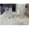 Image 2 : VINTAGE BOHEMIA CZECH SQUARE CRYSTAL BOWL, VINTAGE ZAJECAR CRYSTAL PITCHER AND VINTAGE IMPERIAL GLAS