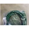 Image 3 : AS NEW 10FT GREEN  INDOOR OUTDOOR HEAVY DUTY LIGHTED 3 WIRE GROUNDED EXTENSION CORD 10AWG