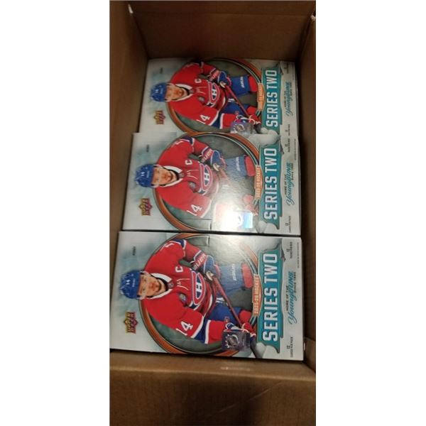 5 BOXES OF UPPER DECK YOUNG GUNS 2025-26 HOCKEY CARDS