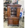Image 1 : ANTIQUE DISPLAY CABINET