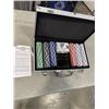 Image 1 : CASED POKER CHIP SET, UNUSED