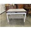 Image 1 : RUSTIC CRAFT / DISPLAY TABLE 33 X 48 INCH WITH 2 SLIDE OUTS