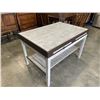 Image 2 : RUSTIC CRAFT / DISPLAY TABLE 33 X 48 INCH WITH 2 SLIDE OUTS