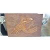 Image 3 : WOOD NATIVE CARVING AND SET OF 2 DECORATIVE PICTURES