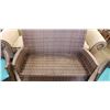 Image 4 : 4 PC PATIO SET - 2 CHAIRS, LOVE SEAT, AND COFFEE TABLE
