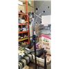 Image 1 : BLACK AND CHROME METAL COATRACK