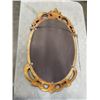 Image 3 : VINTAGE WOOD FRAMED WALL MIRROR