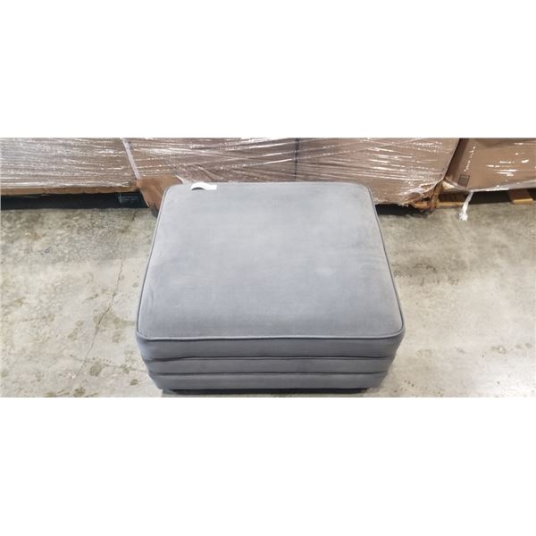 GREY OTTOMAN