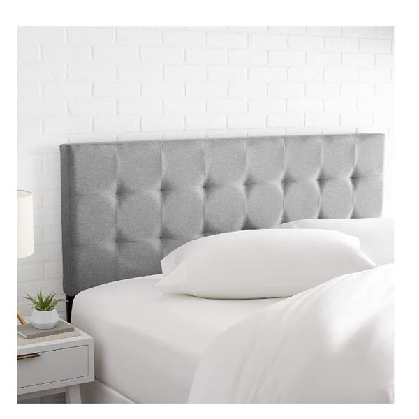 AMAZON BASIC GREY QUEEN SIZE HEADBOARD