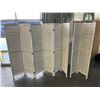 Image 1 : 8 PANEL ROOM DIVIDER - MISSING 1 SET OF HARDWARE
