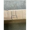 Image 3 : VIVO WALNUT / BLACK MOBILE EASEL TV STUDIO STAND WITH SHELF