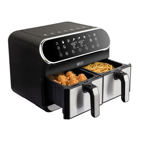 ULTIMA COSA  8.5QT DIGITAL DUAL ZONE AIR FRYER - TESTED WORKING, RETAIL $299
