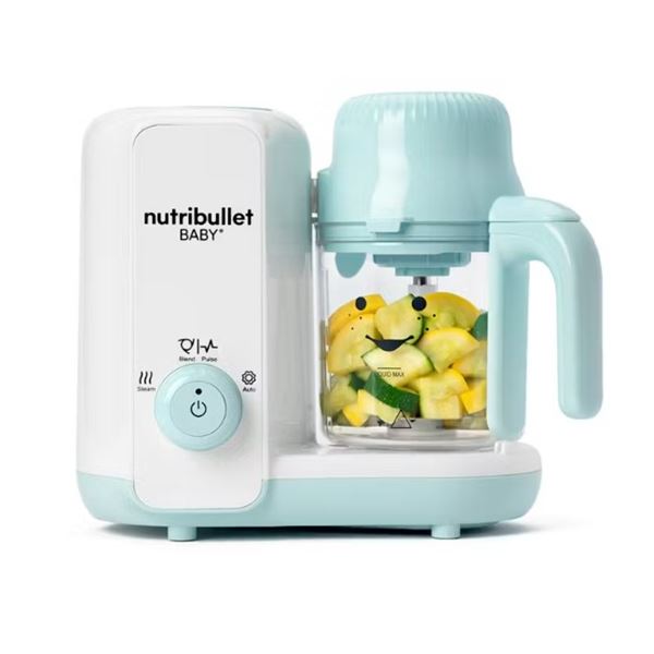 NUTRI-BULLET BABY STEAM AND BLEND BABY FOOD MAKER - TESTED WORKING, RETAIL $89