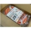 Image 2 : AS NEW 25FT ORANGE  INDOOR OUTDOOR HEAVY DUTY LIGHTED 3 WIRE GROUNDED EXTENSION CORD 10AWG