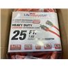 Image 3 : AS NEW 25FT ORANGE  INDOOR OUTDOOR HEAVY DUTY LIGHTED 3 WIRE GROUNDED EXTENSION CORD 10AWG