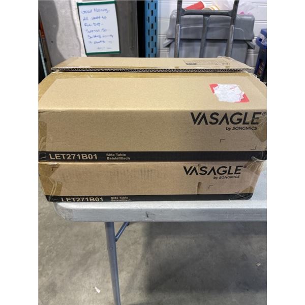 2 NEW VASAGLE ENDTABLES