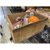 Image 2 : WOOD CRATE OF ASSORTED BEAUTY PRODUCTS