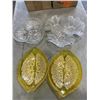 Image 5 : 4 BOXES OF ASSORTED POTTERY AND GLASS WARE, CANDLE HOLDERS, FIGURES, ETC