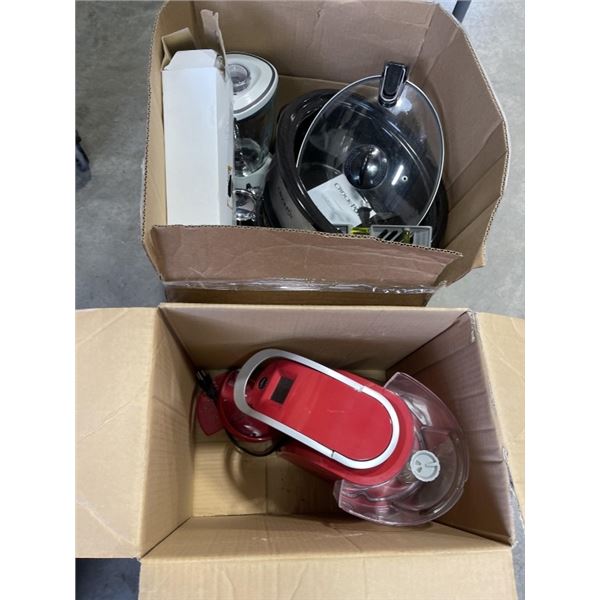 2 BOXES OF KITCHEN APPLIANCES