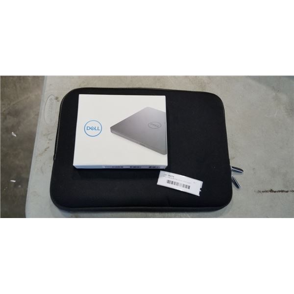 DELL USB SLIM DVD DRIVE WITH SOFT LAPTOP CASE