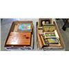Image 1 : 2 TRAYS OF VINTAGE RELIGIOUS COLLECTIBLES