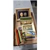 Image 2 : 2 TRAYS OF VINTAGE RELIGIOUS COLLECTIBLES