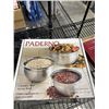Image 6 : PADERNO MIXING BOWL SET AND LEAD CRYSTAL PLATTER