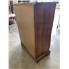 Image 5 : OAK HIGHBOY DRESSER WITH ORIGINAL BRASS HARDWARE