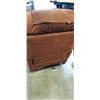 Image 3 : LAZYBOY BROWN FABRIC LIFT CHAIR WITH MASSAGE