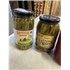 Image 2 : 1 JAR OF PICKLED ASPARGUS, 1 JAR OPF PICKLED BEANS, 2.84L KETCHUP AND HEINZ MUSTARD
