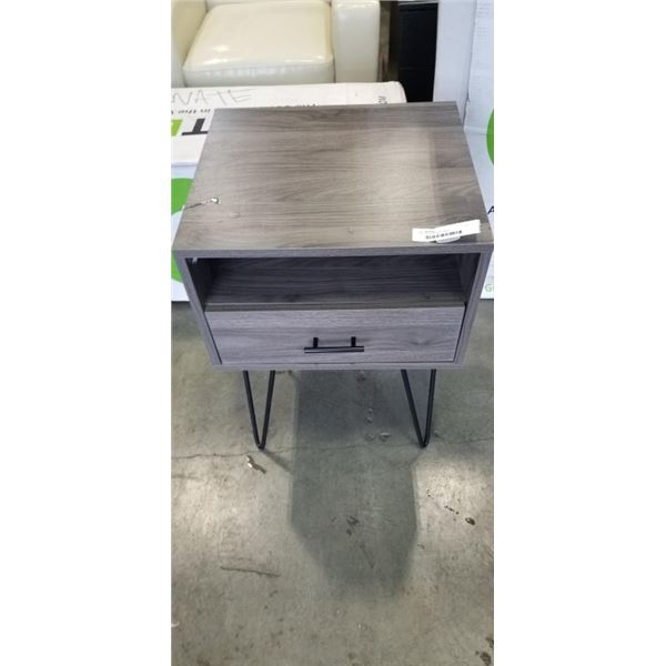 GREY MODERN SIDE TABLE