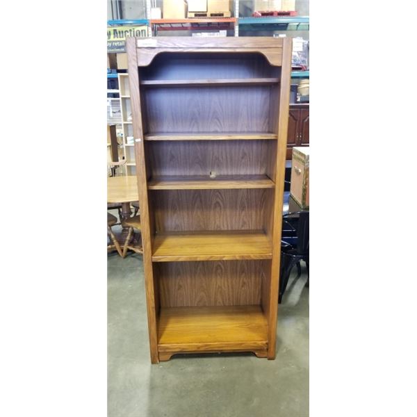 OAK 6FT BOOKSHELF