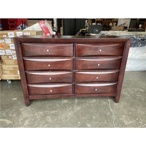8 DRAWER DRESSER 58.5" x 40" x 17"