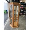 Image 1 : BUHLER OAK GLASS DOOR CABINET
