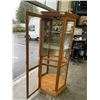 Image 2 : BUHLER OAK GLASS DOOR CABINET